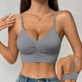 thumbnail image 2 of Seductiva Sports Bras for Women High Support Bras for Women Adjustable Strap Full Coverage Up Bras Comfortable No Underwire Wireless Bras Push Up Comfort Soft No Underwire 1PC, 2 of 5