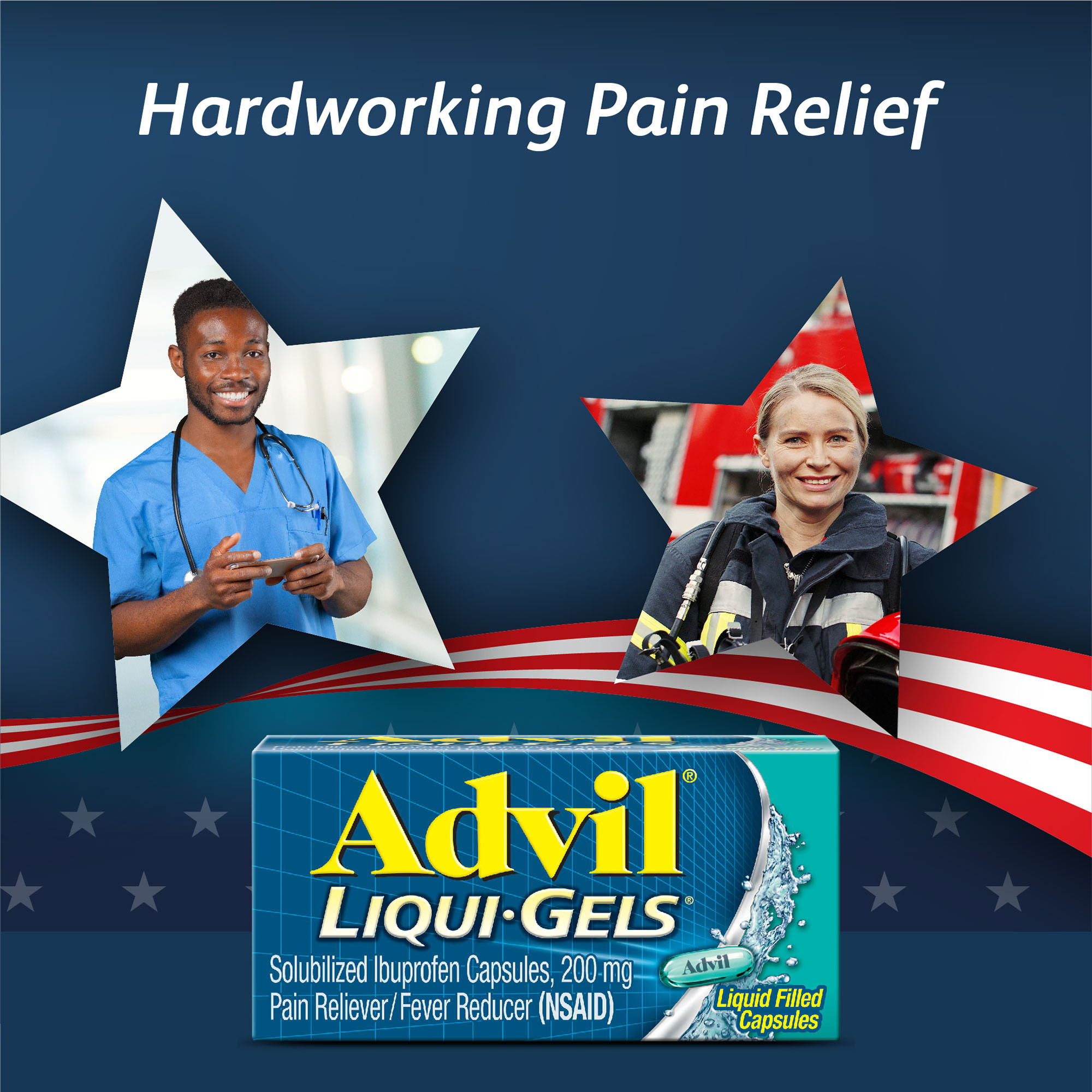Advil Liqui-Gels Pain and Headache Reliever Ibuprofen, 200 Mg Liquid Filled Capsules, 20 Count - image 3 of 15