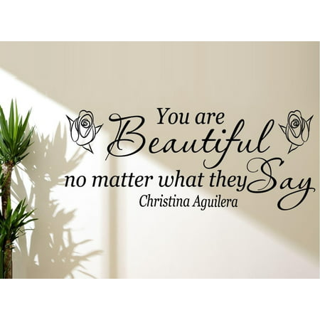 Decal ~ You are Beautiful no matter what they say ~ Lyrics 16