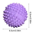 thumbnail image 3 of 6 Pack Reusable Plastic Dryer Balls for Laundry Fabric Softener Wrinkle Reduction Static Cling Eco Friendly Washing Drying Aid, 3 of 7