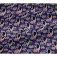 thumbnail image 5 of oneOone Viscose Jersey Wine Fabric Dot|Triangle & Monster Cartoon Sewing Fabric By The Yard Printed Diy Clothing Sewing Supplies 60 Inch Wide, 5 of 5
