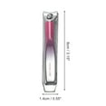 thumbnail image 4 of Unique Bargains 1 Pc Durable Nail Clipper Toenail Clippers Gradient Pink, 4 of 7