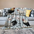 thumbnail image 2 of SHERONV Farmhouse Chicken Blanket Gifts - Vintage Rooster Cozy Throw Blankets - Perfect for Farmhouse Decor, Country Homes, and Chicken Lovers 40x50in, 2 of 6