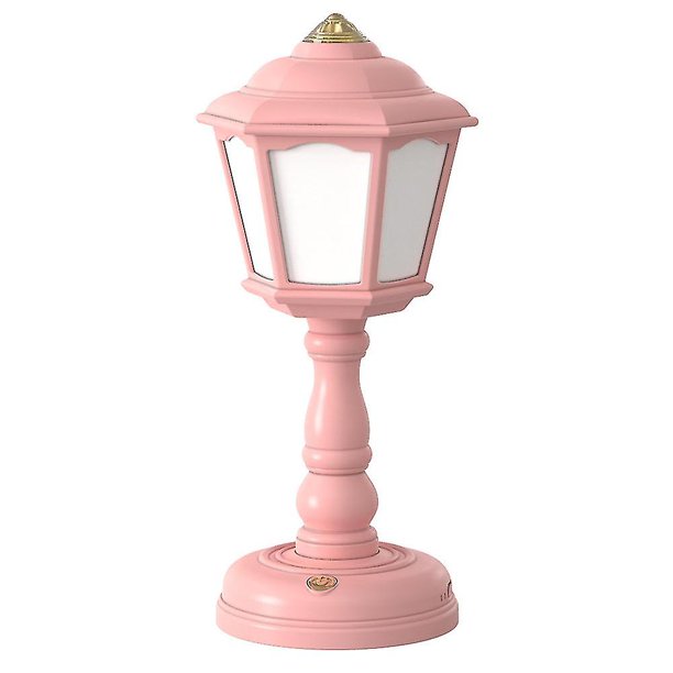 Luz Nocturna, Lámpara De Mesa Táctil Luz Nocturna Led Inalámbrica Regulable De 3 Vías, Lámparas De Dormitorio con Movimiento Recargable USB (Rosa) Baobao