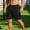 Black, variant on Mens Hiking Shorts with Zipper Pockets Big and Tall Solid Shorts Sporty Breathable Shorts for Gym