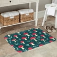 thumbnail image 7 of Rateoe Amanita Mushroom Pattern Flannel Door Mat Indoor Outdoor Entrance, Waterproof All-Weather Doormat,Fade Resistant, Low Profile Entryway Mat 16x24in, 7 of 7