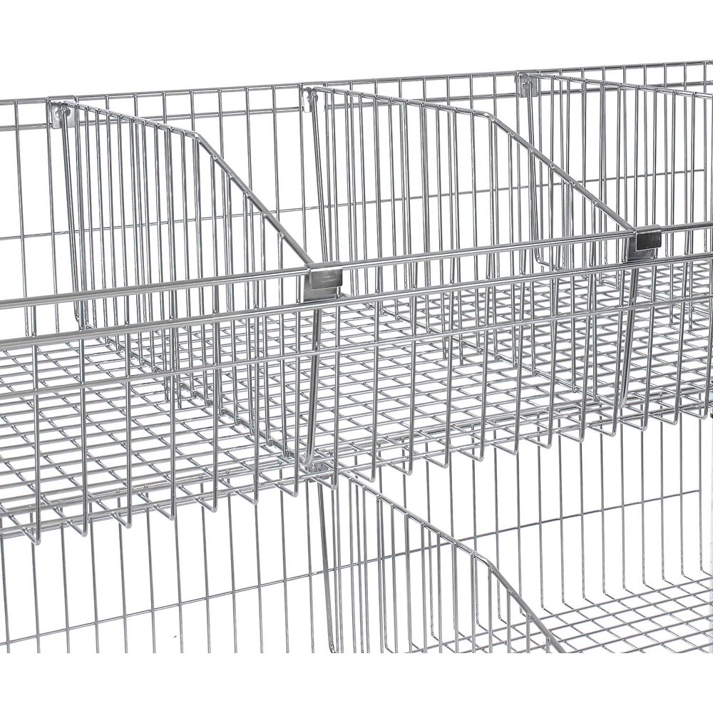 Wire Basket Shelf, 18" x 48"