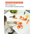thumbnail image 5 of Carrot Curler and Peeler, Black Carrot Spiral Shred Slicer Root Vegetables Fruits Slicer Sharpener Garnishing Tool (Plastic), 5 of 7