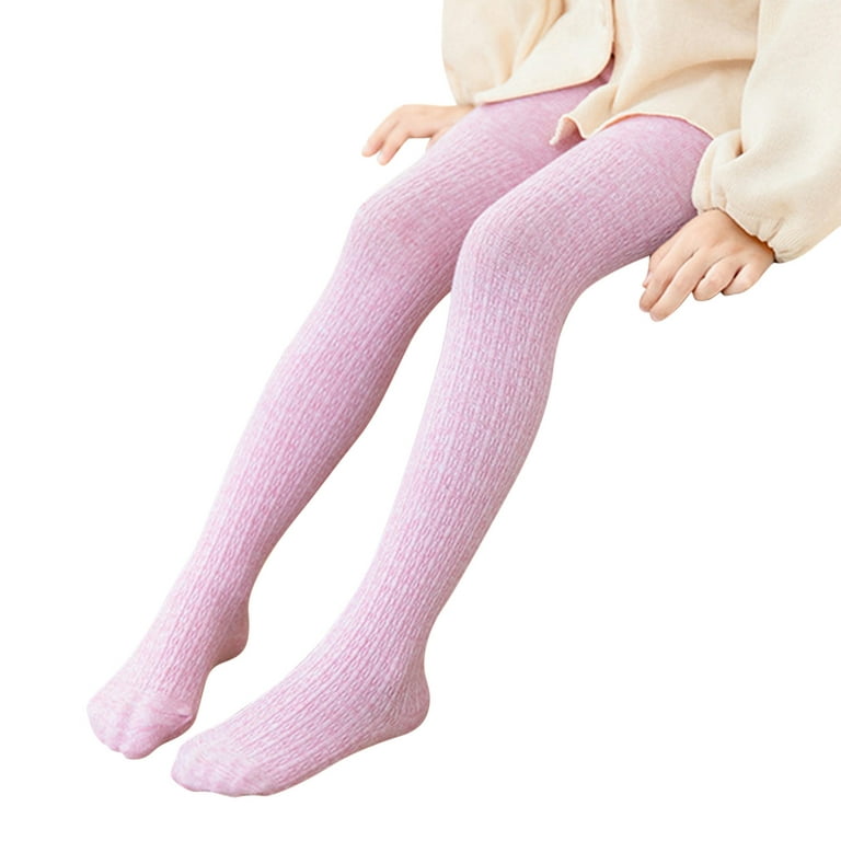 Entyinea Toddler Girls Leggings Soft Knit Ankle Length Ruffle