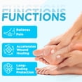 thumbnail image 4 of OK TAPE Blister Bandage,Waterproof Blister Prevention for Heel,20 Count(1.46in x 2.16in-5pcs,1.1in x 2.72in-5pcs,0.79in x 2.36in -10pcs), 4 of 8