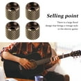 thumbnail image 3 of Perilla de guitarra perilla de barril superior plana Metal de larga duración 4 piezas con llave para guitarra eléctrica ANGGREK Otros, 3 of 8