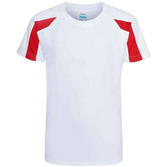 AWDis Cool Boys/Girls Contrast Moisture Wicking T-Shirt