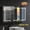 Black, variant on Tcbosik Lighted Medicine Cabinet with Mirror and Charging Station, Wall Mounted Cabinet with Adjustable Shelves and 3 Doors, Bathroom Cabinet with Anti-Fog Function, White