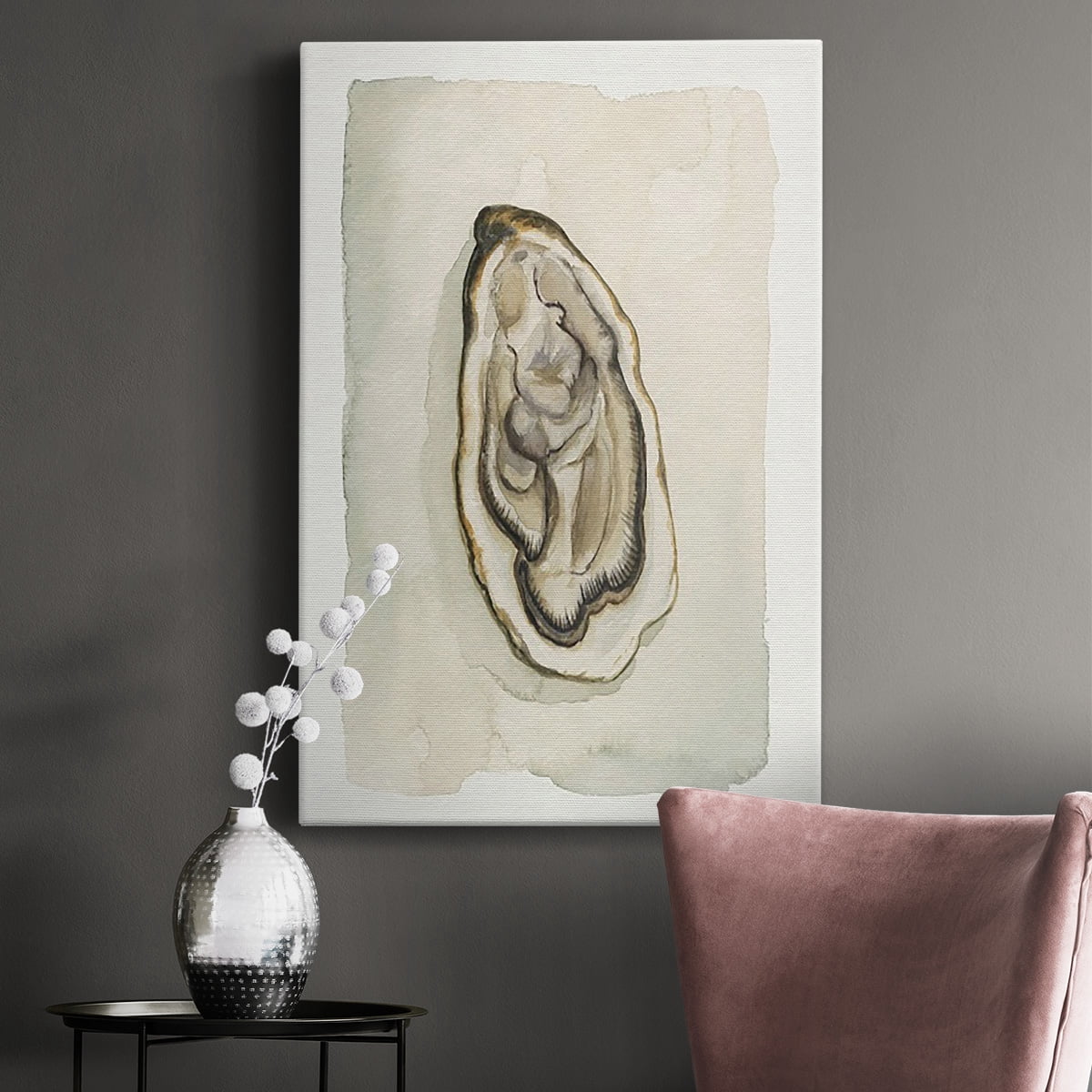 Soft Half Shell II Premium Gallery Wrapped Canvas - Ready to Hang