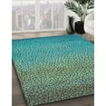 thumbnail image 2 of Ahgly Company Indoor Square Patterned Turquoise Green Area Rugs, 3' Square, 2 of 6