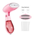 thumbnail image 4 of Mistaha Portable Mini Travel Steamer Iron with Foldable Design - 1300W Power, 120ml Water Tank, 20s Fast Heating, 20-25g/min Steam Rate - Compact Handheld Garment Steamer for Home Dorm Travel - Pink, 4 of 6