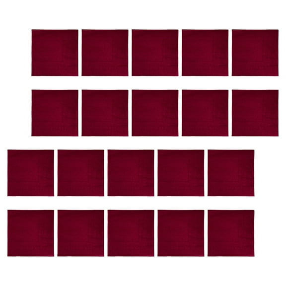 OATIPHO  Red Colored Napkins for Party Use Soft and Comfortable