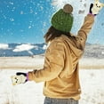 thumbnail image 3 of Gants d'Hiver pour Enfants Design Cartoon en Laine Isolée pour Temps Froid, 3 of 5