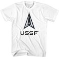 thumbnail image 1 of U.S. Air Force U.S. Space Force Gradient White Adult T-Shirt, 1 of 2