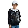 thumbnail image 3 of Chaqlin Fleece Sweatshirt for Boys and Youth - Trendy Fall Hoodie with Long Sleeve for School and Outdoor, 3 of 7