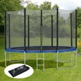 thumbnail image 4 of Costway Trampoline Combiné de 12 Pi avec Filet de Sécurité pour Saut et Saut, avec Coussin à Ressorts et Échelle, 4 of 10