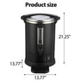 thumbnail image 6 of RIEDHOFF 100 Cup 12L Commercial Coffee Urn, Double Wall Quick Brewing 3.2 Gallon Large Coffee Maker for Buffet Party Catering Church Meeting rooms, Lounges, 304 Stainless Steel, 6 of 6