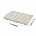 thumbnail image 3 of Rojia Dog Crate Pad for Dog Cages Dog Crate Bed Washable Non-Slip Dog Crate Mat Crate Beds for Large Dogs Cats Pet, 19.68x15.75 Inch, 3 of 7