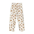 thumbnail image 3 of Vsdgher Labrador Retriever Dog Print Mens Pajama Pants Sleep & Lounge Pants, PJ Bottoms With elastic waistb and Pockets, 3 of 5
