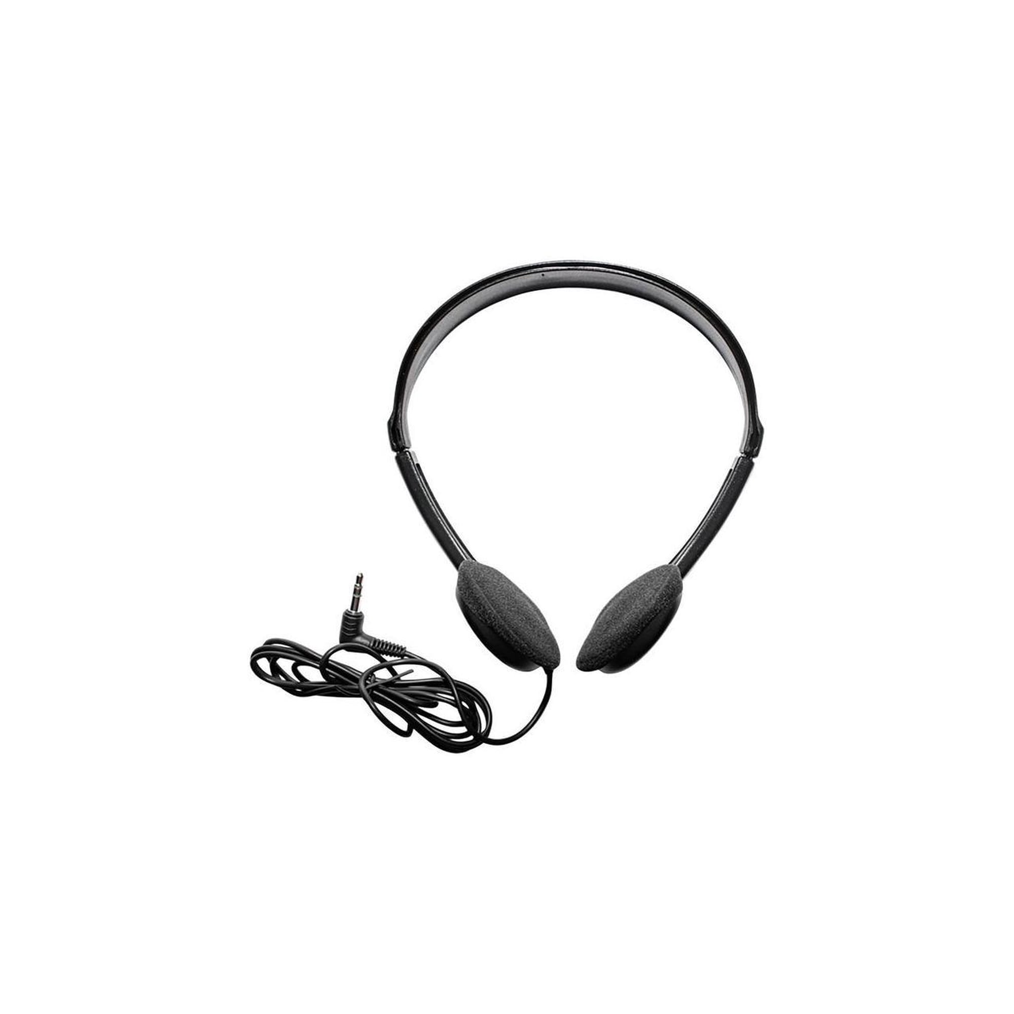 Maxell® HP-100 On-Ear Headphones With Microphone, Black