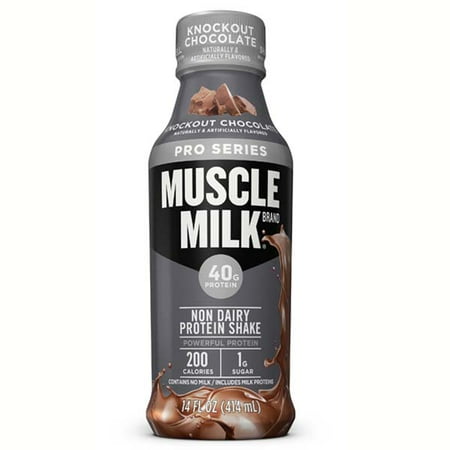 muscle milk pro series knockout chocolate protein shake 14 muscle milk light chocolate protein shake