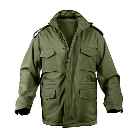 Rothco Soft Shell Tactical M-65 Field Jacket, Military Style, Olive Drab