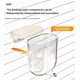 thumbnail image 4 of Bebedero automático para pájaros, conejos y hámsteres, capacidad de 330 ml, montaje en jaula, recarga fácil, dispensador de agua sin derrames., 4 of 5