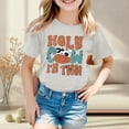 thumbnail image 2 of JTieacloth T-Shirt Décontracté à Manches Courtes et Col Rond pour Enfants, Tailles 12-13 Ans, 2 of 4