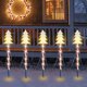 thumbnail image 5 of Luces Solares De Bastón De Navidad Lámpara LED con estaca y muleta, lámpara Solar de camino de 8 modos para jardín y césped (de 1 a 5 árboles), 5 of 8