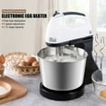 thumbnail image 3 of Stand Mixer Classic Stand And Hand Mixer Adjustable Stainless Steel Whisk Mixer For Frosting Meringue Dough Eggs Batter Egg Beater Home Decor, 3 of 5