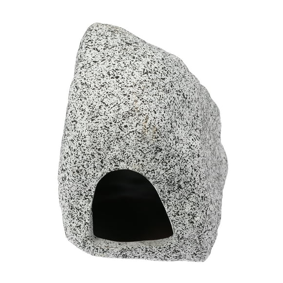 Unique Bargains 4.45x3.66x2.68 Inches Aquatic Fish Tank Pets to Breed Rest Aquarium Hideaway Rock Cave Ceramic