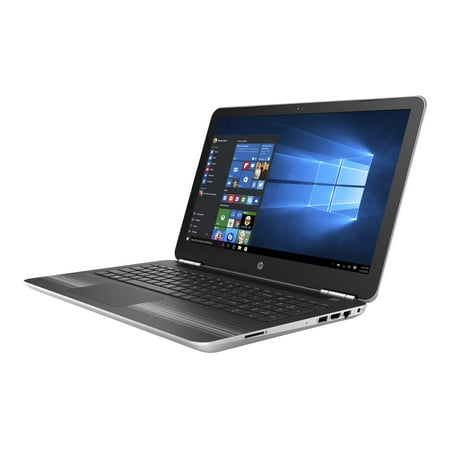 HP Pavilion Laptop 15-au147cl - Intel Core i7 7500U / 2.7 GHz - Win 10 Home 64-bit - GF 940MX - 16 GB RAM - 1 TB HDD - DVD SuperMulti - 15.6" touchscreen 1366 x 768 (HD) - Wi-Fi 5 - natural silver (cover), horizontal hairline pattern, ash silver keyboard frame, digital threads lines keyboard pattern - kbd: US