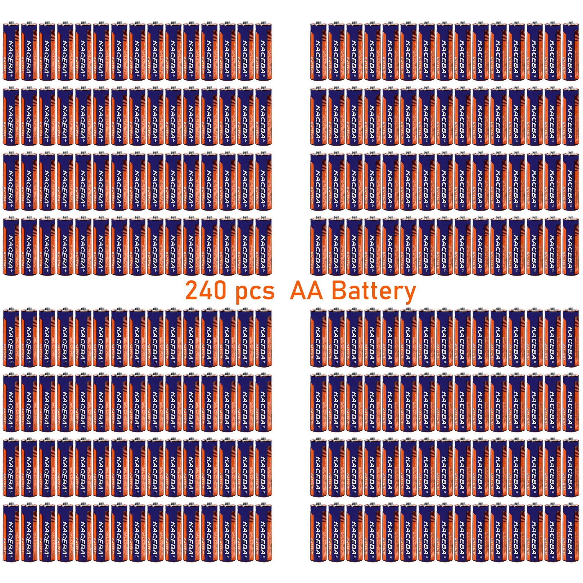 240 Count Value Pack AA Battery Extra Heavy Duty 1.5v Long Lasting Double A Battery