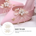 thumbnail image 2 of MasteelfCA 1 Paire d'Accessoires de Décoration de Chaussures de Mariée Imitation Perle, 2 of 8