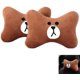 thumbnail image 2 of 2 uds * oso marrón-gamuza * almohada para el cuello del coche Xemadio WMZY-822-2, 2 of 7