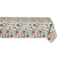 DII Multi-Color Garden Floral Print Outdoor Tablecloth 60x120