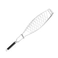 thumbnail image 4 of MEIBUTYUP 1Pc Stainless Steel Fish Grill Basket with Stay Comfortable Handle for Barbecue, 4 of 8