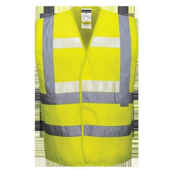 Portwest G470YERS&M Glowtex Vest, Small & Medium
