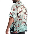 thumbnail image 3 of Tree Men's Casual Short Sleeve Button Down Shirts - Printed Summer Beach Tops for Men and Women, 3 of 6