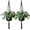 Black, variant on 2 Pack 41 48 Inch Large Macrame Plant Hanger Rope to Hang Flower Pot Plant Holder for Indoor Outdoor Decorations, 4 Legs (Linen Color)