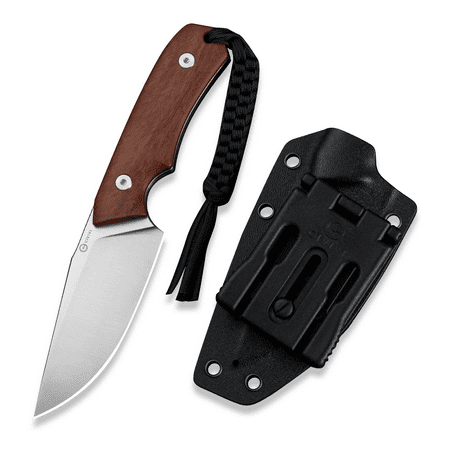 CIVIVI Knives Gander Fixed Blade Guibourtia Wood & 14C28N Stainless Steel Knife C24058B-3