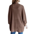thumbnail image 3 of ZAXARRA Cardigan Femme, Manches Chauve-Souris Haut Ample Blouse, 3 of 8
