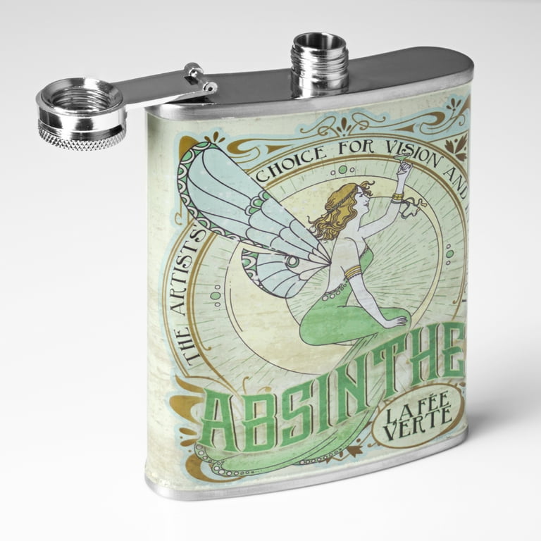 8oz Pioneer Message Stainless Steel Flask 8oz Pioneer Message Stainless Steel Flask