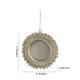 thumbnail image 3 of Christmas Resin Pendant Set Snow Cedar Decoration DIY Photo Frame Christmas Tree Decoration Holiday Decoration Champagne Gold Color, 3 of 5