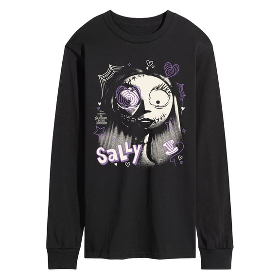 The Nightmare Before Christmas - Sally Face - Men's Long Sleeve Graphic T-Shirt
